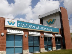 Canadian Western Bank branch in Calgary, Alberta June 9, 2009. Alternative mortgage lenders to the country's big six banks may benefit from new CMHC restrictions